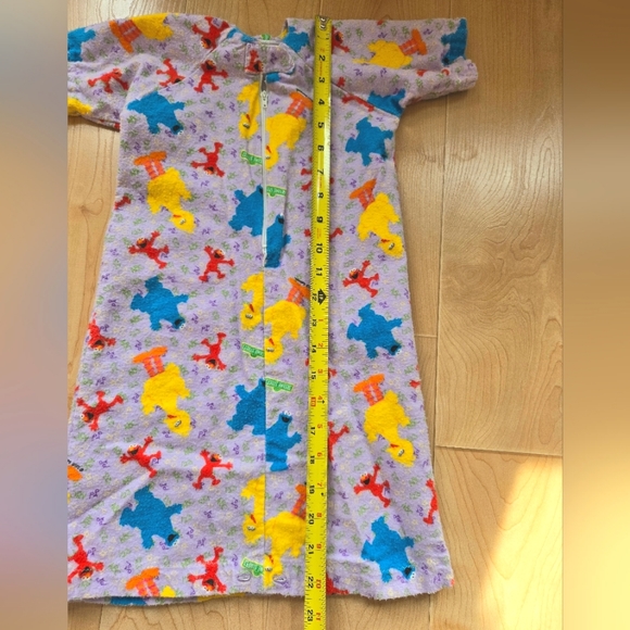 Vintage Y2K early 2000s handmade Sesame Street baby toddler nightgown dress - Picture 3 of 8